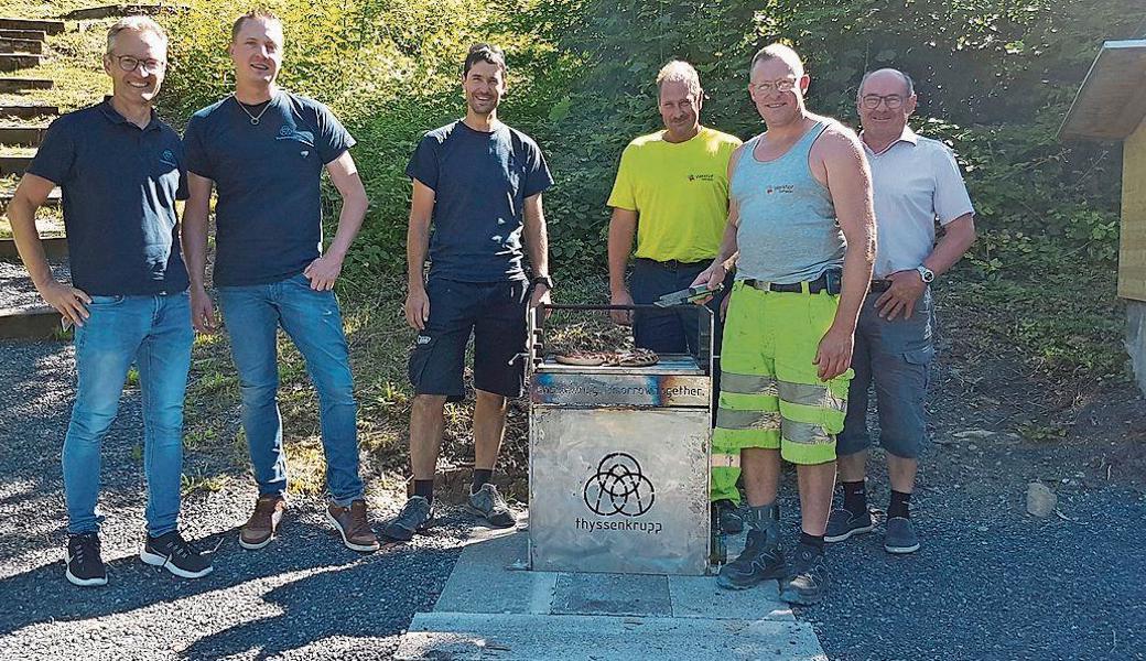 Die Gemeinde freut sich über eine weitere gemütliche Grillstelle für die Bevölkerung.  