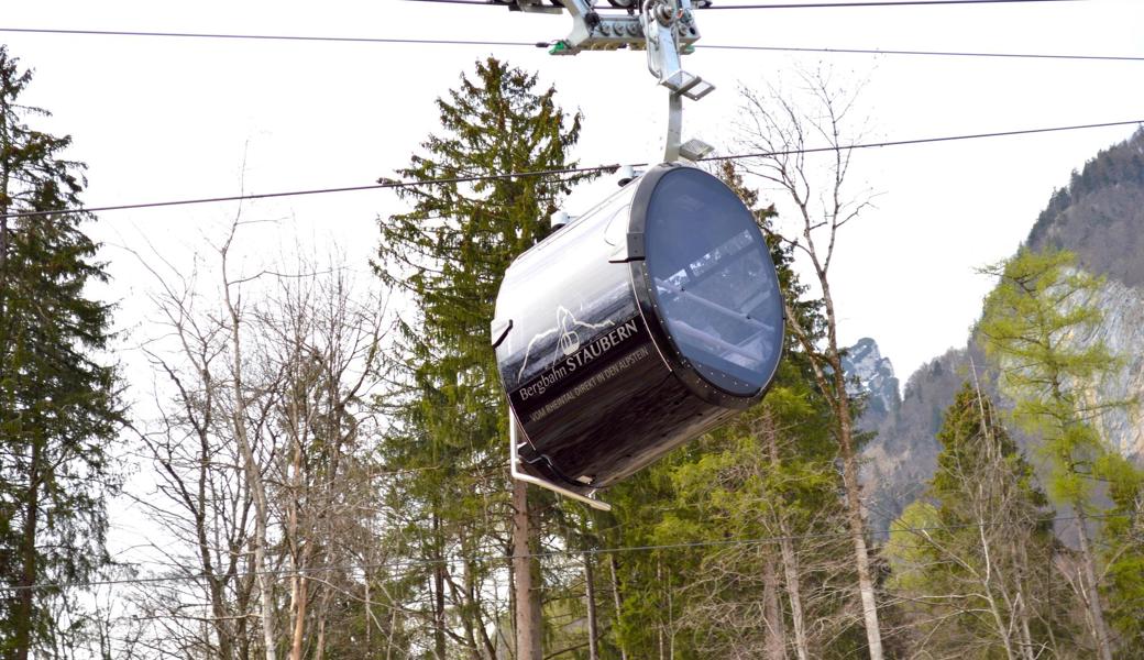 Wenn alles planmässig voranschreitet, wird die Bergbahn Staubern am 20. April den Betrieb wieder aufnehmen. Momentan finden Testfahrten statt. 