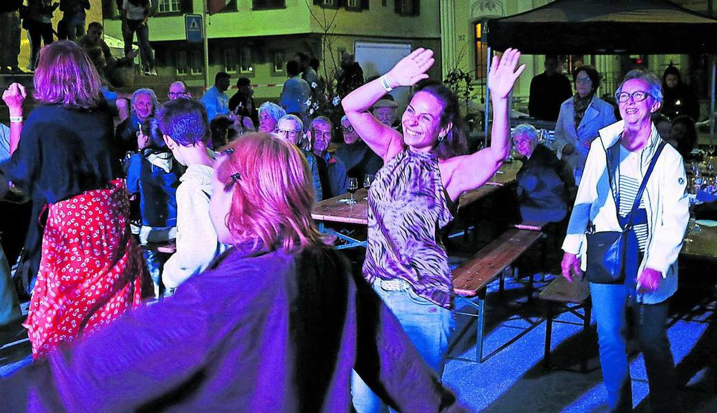 Ausgelassene Open-Air-Stimmung am letzten Maiblütenkonzert in Berneck.