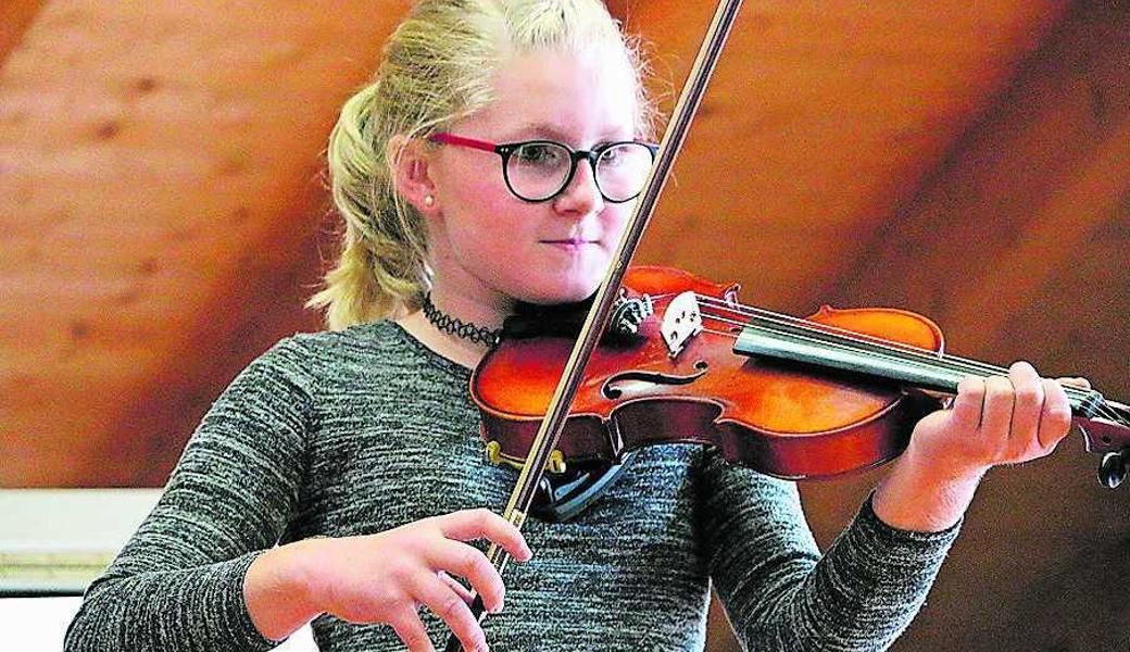 Violinistin Simea Lehmann aus Altstätten.