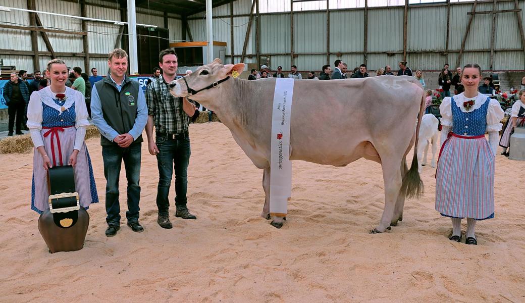 Die Schönste der Region: Fränzi, Miss Rheintal-Rorschach, aus dem Stall der Generationengemeinschaft Urs und Martin Hochreutener, Eggersriet.  