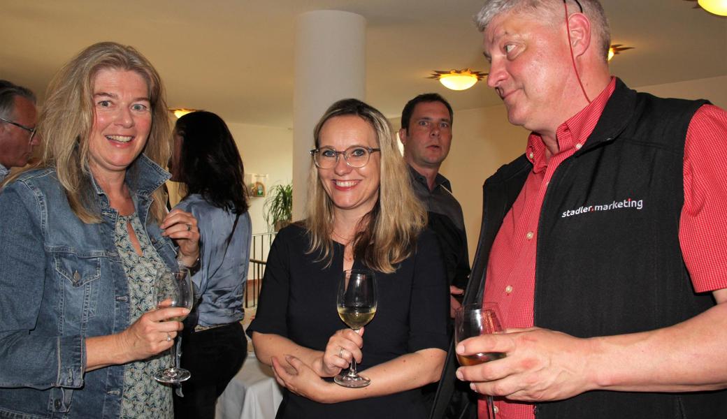 Von links: Petra Stadler, Verwaltungsrätin Karin Bürki-Sonderegger und Benno B. A. Stadler.