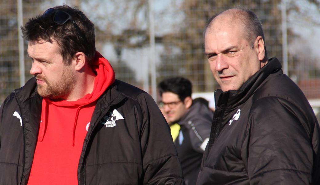 Andreas "Celli" Lüchinger und Robert "Cilo" Thurnherr bleiben Trainer beim FC Montlingen.