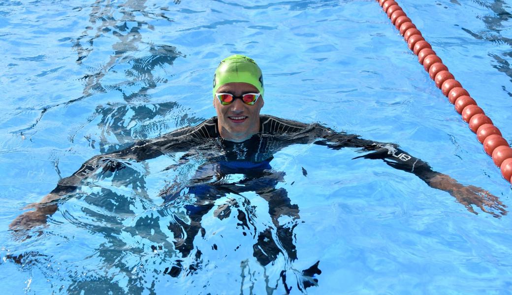 Michael Zieglers Schwimmtraining in Widnau hat sich gelohnt: In diesem Teil erreichte er Rang 14.