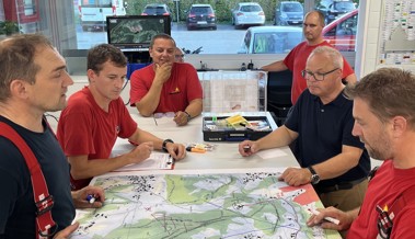 Was tun, wenn der Wald brennt? Feuerwehr übte den Ernstfall