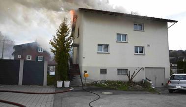 Nach Brand: Einfamilienhaus ist unbewohnbar