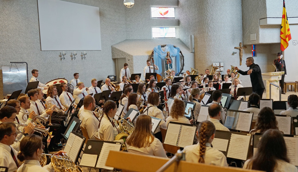 Wettspiel und viel Applaus: So feiern die Kreismusiktage die Blasmusik