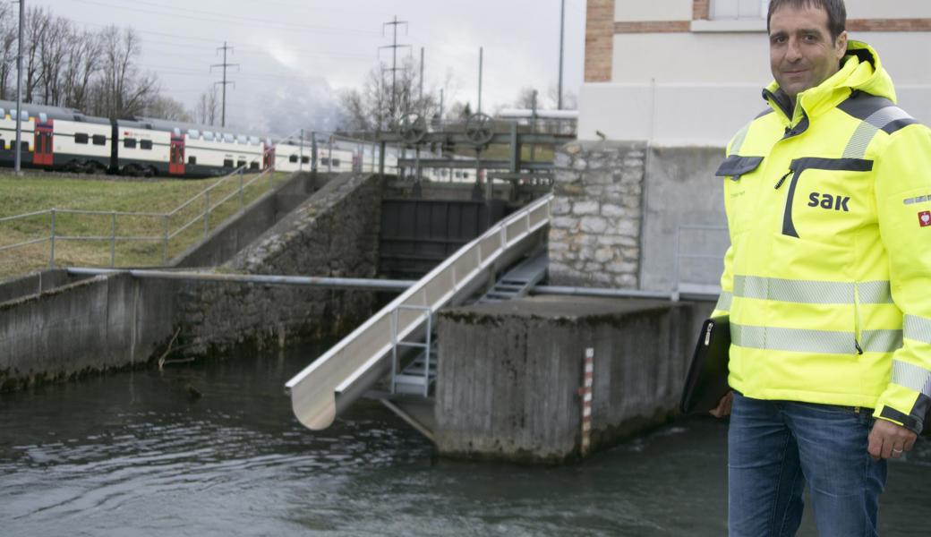 Christan Neff ist Projektleiter bei den St. Gallisch-Appenzellischen Kraftwerken (SAK). Er ist überzeugt: «Mit den neuen Auf- und Abstiegen können die Fische im Binnenkanal wieder problemlos wandern.