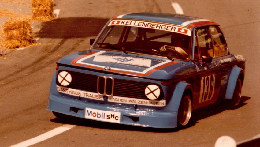 Die Zeit im Renault Alpine und im Eggenberger BMW 320 (Bild) bezeichnete Kellenberger als seine schönste Zeit im Autorennsport.