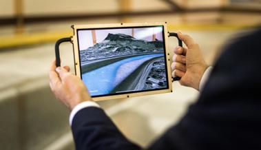 Rhesi-Modell: Besucher erhalten Tablets für erweiterte Realität