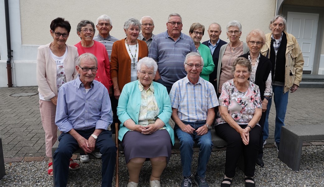 Jubilare der Jahrgänge 1944 und 1934 