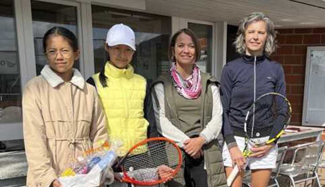 Halbfinalistinnen (von links): Natalie Wu, Janice Wu, Conny Bieri und Heidi Göldi.