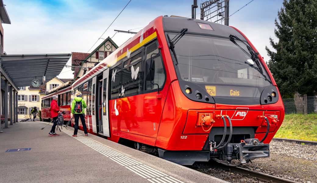 Die Zahnradbahn Altstätten – Gais hat im Jahr 2024 fast 170’00 Personen befördert. 