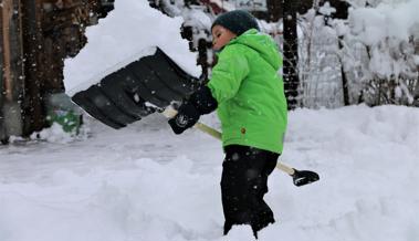 Voller Freude rein in den Schnee