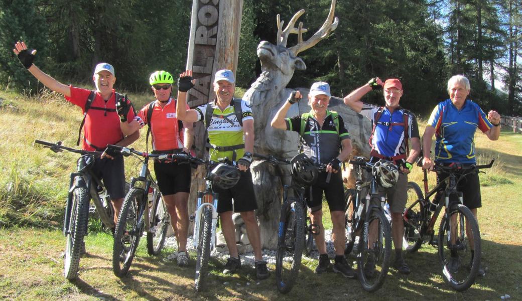 Der dreizehnte Alpencross der Stammriege Balgach führte von Balgach nach Pontresina im Engadin.