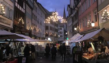 Mit Maske, aber ohne Glühwein