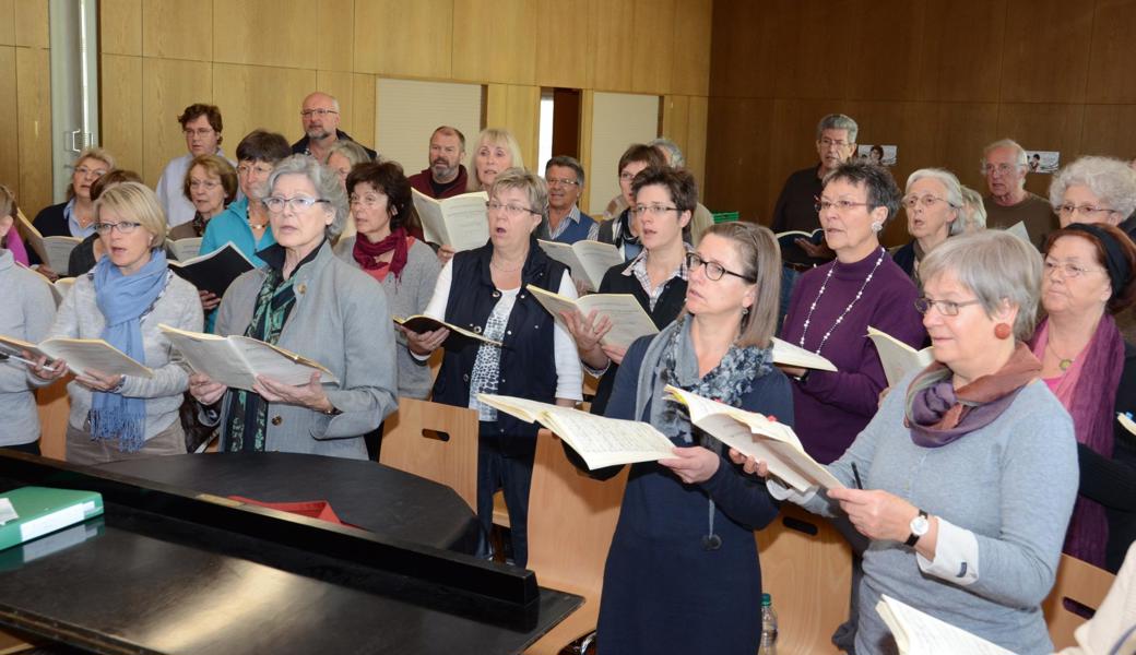 Die Singgemeinschaft probte im November 2011 die Aufführung des «Weihnachtsoratoriums» von Johann Sebastian Bach. 