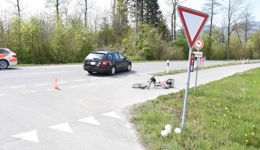 Der E-Bike-Fahrer war auf dem Veloweg in Richtung Diepoldsau unterwegs.