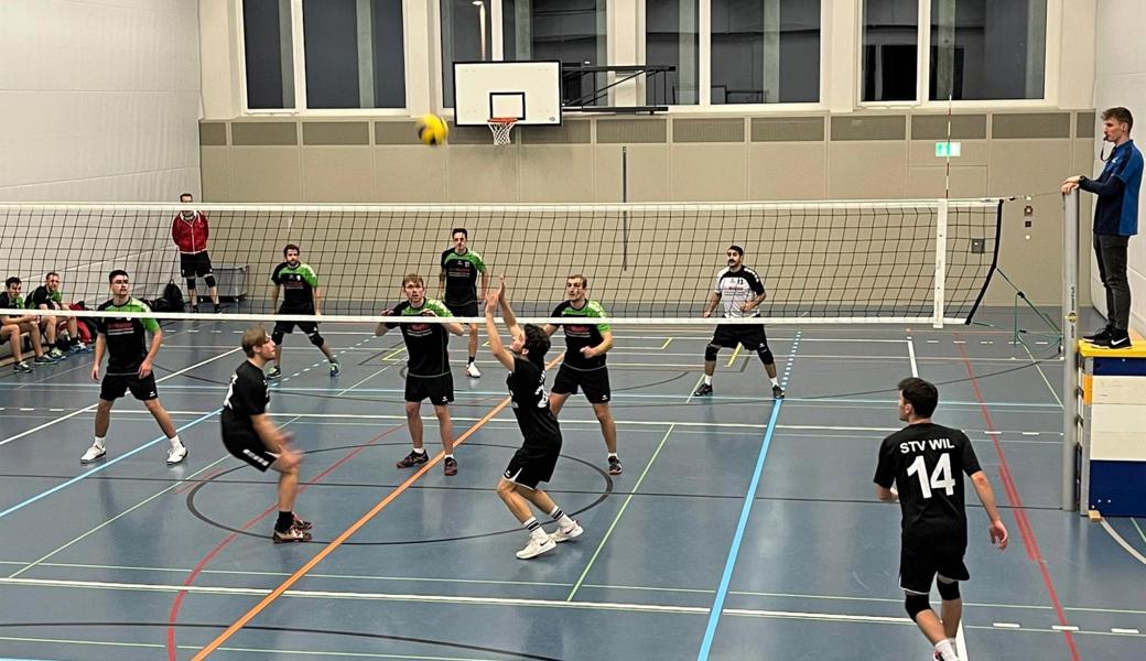 Gegen Wil war Rheno Volley (hinten) jederzeit überlegen.