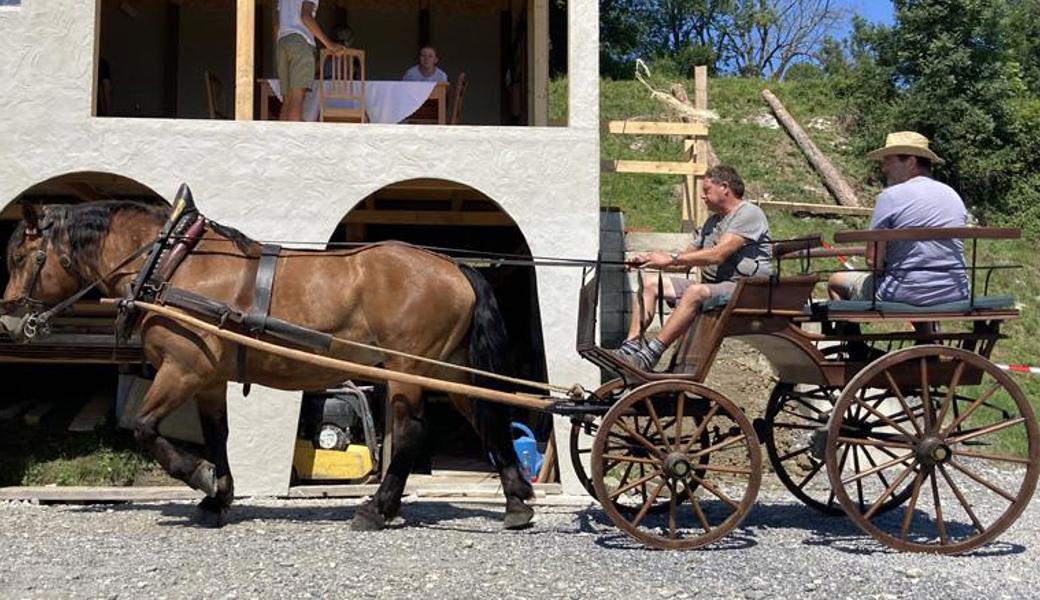 Alte Fuhrwerke, aber auch Berittene werden wiederum bei der Freilichtbühne Rüthi zum Einsatz kommen. 