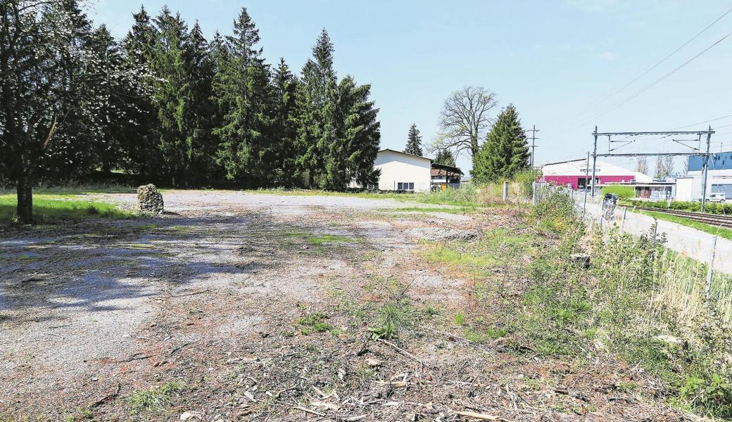 Der Platz im Fuchsloch liegt völlig abgeschieden an der Bahnstrecke Staad-Rheineck.