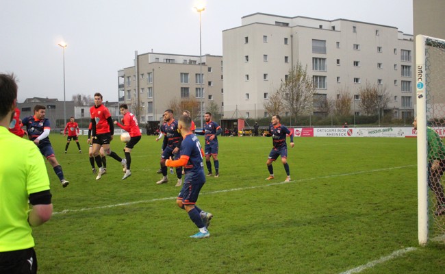 Rheineck ist die letzte Rheintaler Mannschaft im OFV-Cup 3.-5. Liga ...