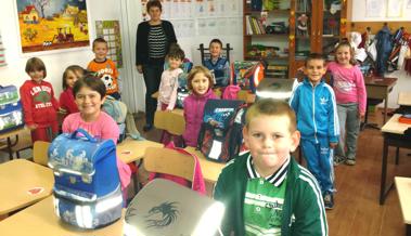 Rheintaler Schultaschen für rumänische Kinder