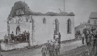 Vor 90 Jahren brannte die Kapelle auf St.Anton ab