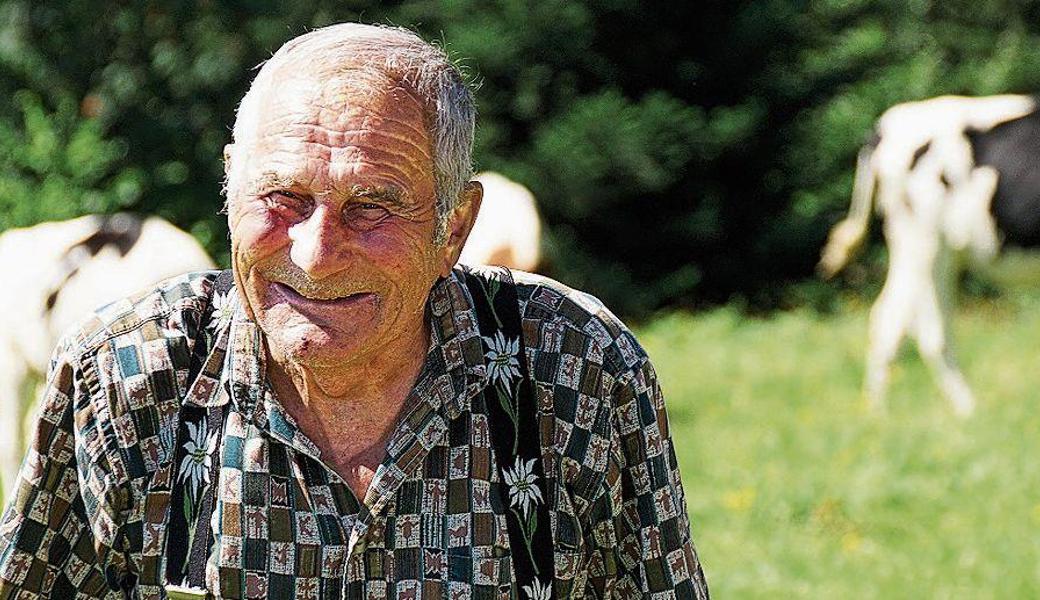 Lorenz Brülisauer ist mit Leib und Seele Senn auf der Feusenalp. 