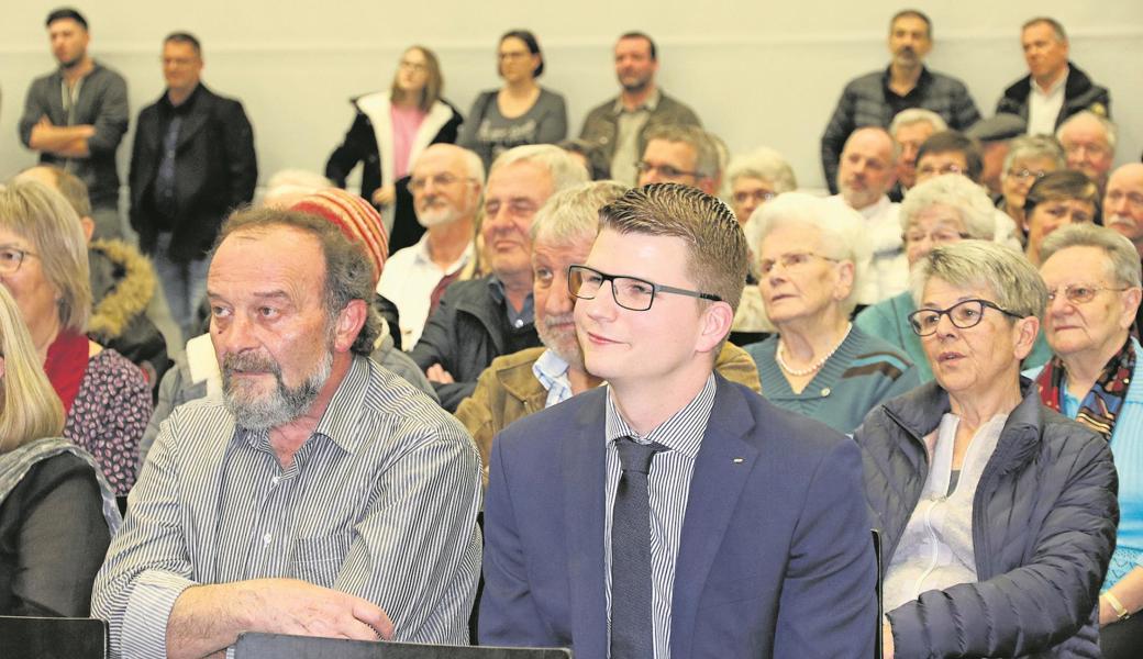 Mike Egger – der erste Nationalrat aus Berneck – freute sich sehr über den herzlichen Empfang im Dorf.  