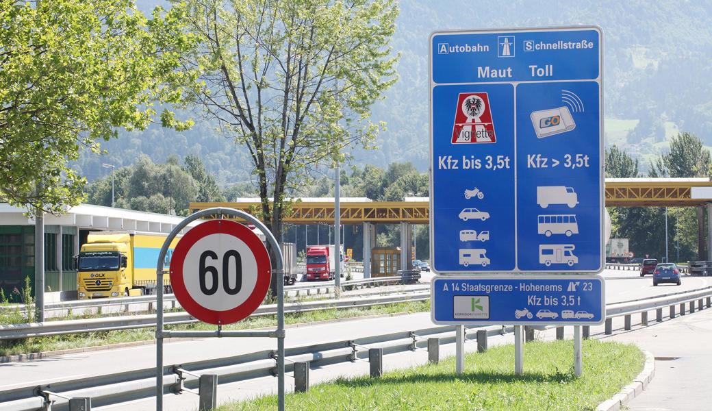 Die Mautpflicht für die österreichische Autobahn A14 ist ab morgen Sonntag, 15. Dezember, zwischen Hörbranz und Hohenems aufgehoben.