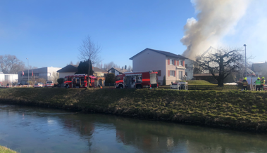 Video: Brand in Wohnquartier in Widnau