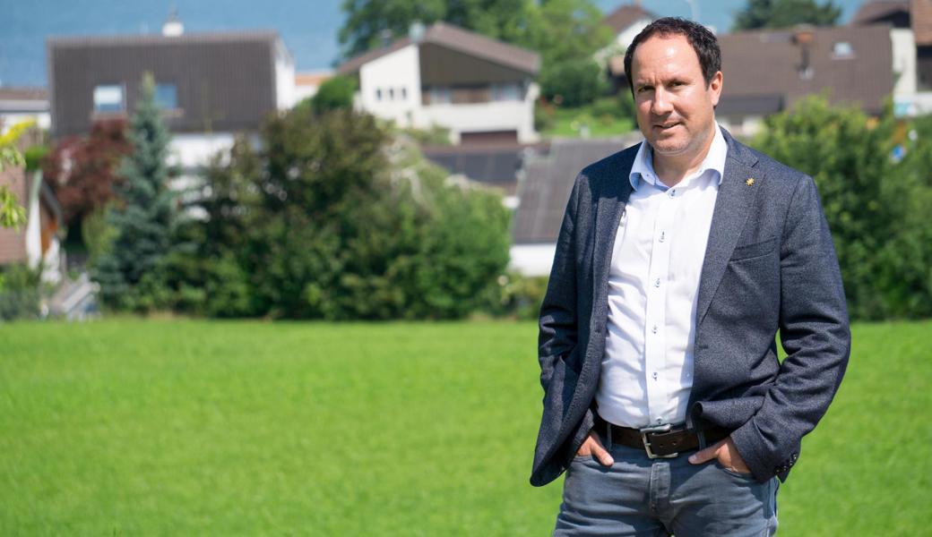 Matthias Gehring (SVP) weht ein eisiger Wind entgegen. 