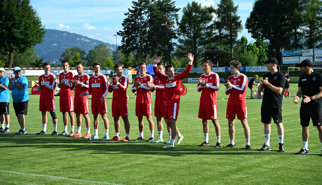 Faustball-Festspiele in Widnau mit Nationalteams eröffnet