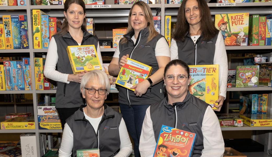 Der neue Vorstand der Ludothek Rheineck (von links): Manuela Richard, Daniela Lehner-Weber, Rabea Huber, Corine Borer und Karin Manser. 