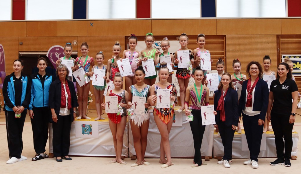 Medaillengewinne für Diepoldsauer Gymnastinnen zum Saisonschluss am Weinlandcup