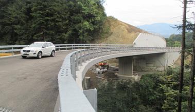 Neue Sulzbachtobelbrücke ist jetzt befahrbar