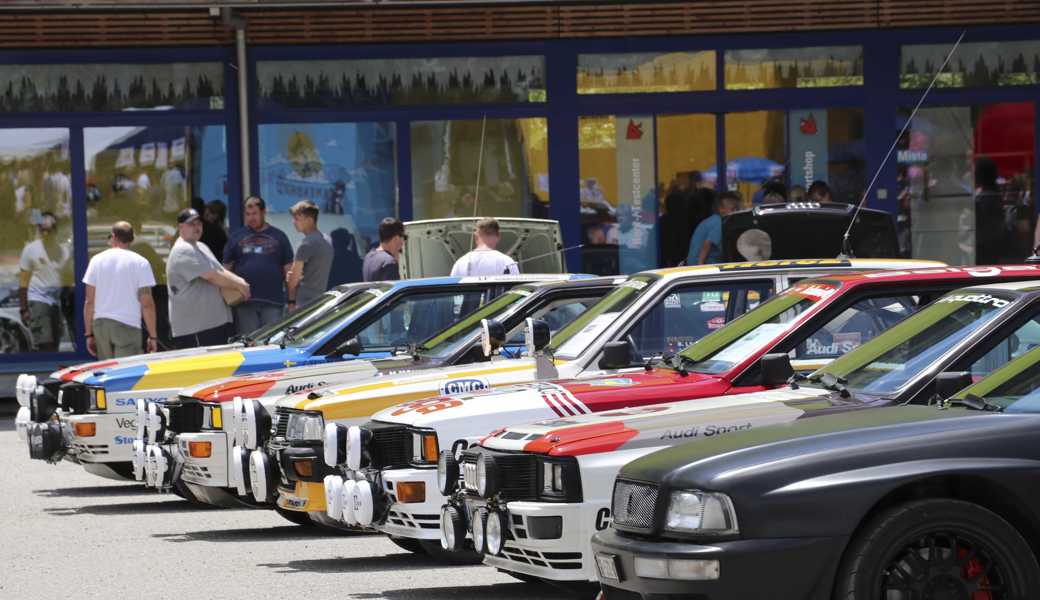 Die Besuchenden können am Jubiläumswochenende eine Vielfalt an Audi-Fahrzeugen bestaunen.