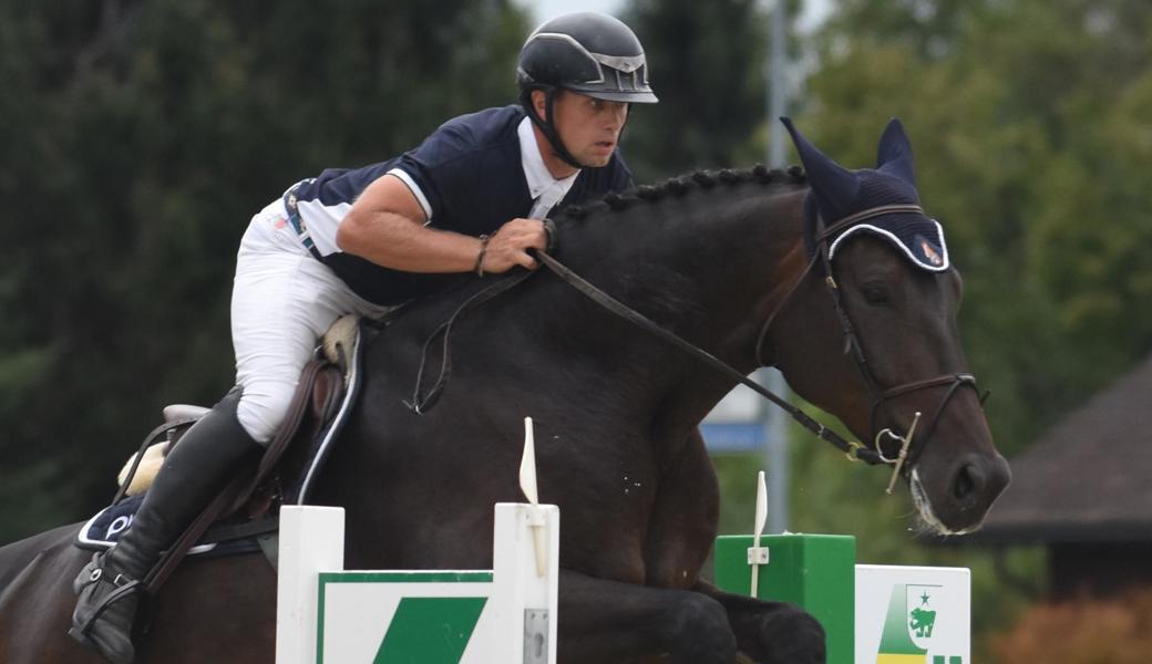 6. Platz: Peter Bleiker (Altstätten) mit Cassini de la Ferme.