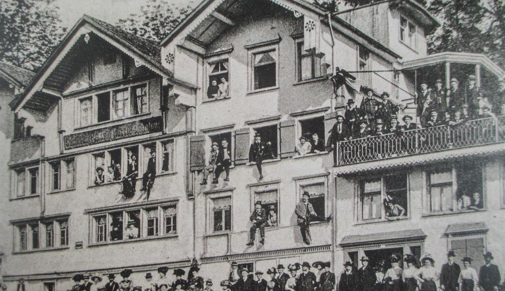 Um 1900 wimmelte es in Oberegg von Gästen. Vor allem das «Rössli» auf dem St. Anton profitierte davon.