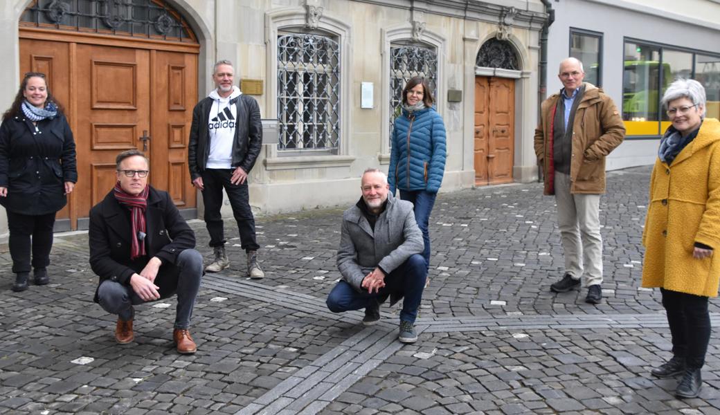 Der Vereinsvorstand bei der Gründung (von links): Martina Haller, Marco Schraner, Manuel Benz, Roger Benz, Petra Hautle, William Canal, Martina Stieger.