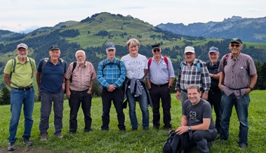 Männerriege auf dem Hohen Hirschberg