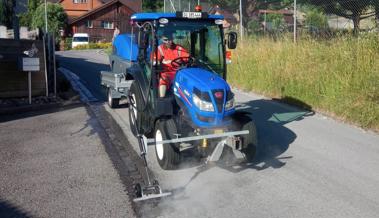 Heisses Wasser gegen Unkraut