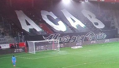 «Respekt ist nicht verhandelbar»: St.Galler Polizeiverbände verlangen Massnahmen nach FCSG-Hassplakat