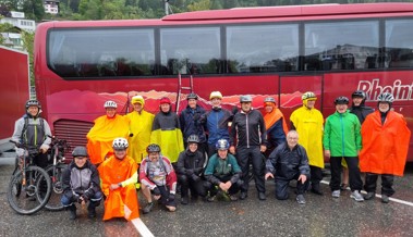 Die Männerriege mit den Bikes unterwegs
