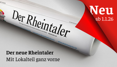 «Der Rheintaler» bringt den Lokalteil nach vorne «Der Rheintaler» bringt den Lokalteil nach vorne