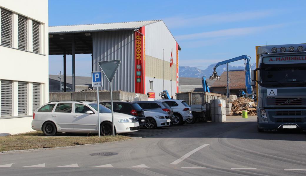 Die Recyclingfirma Moser befindet sich heute direkt neben der Firma Zünd Systemtechnik.

