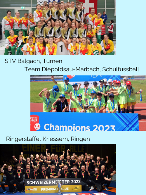 Wer wird Rheintaler Team des Jahres 2023?