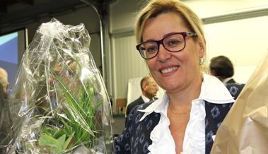 Bettina Fleisch nimmt Preis der Rheintaler Wirtschaft entgegen