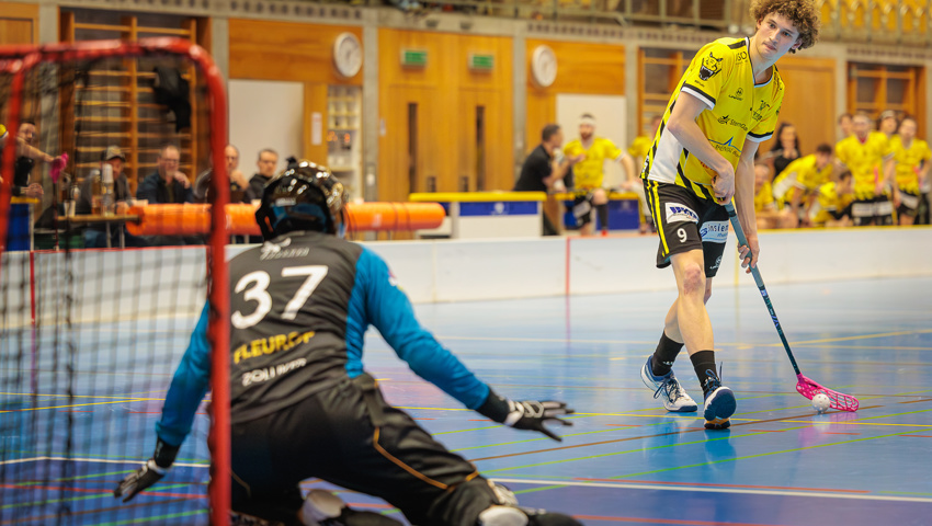 Der Rheintaler Liga-Topskorer Lasse Paus verwertete kurz vor der zweiten Pause einen Penalty eiskalt.